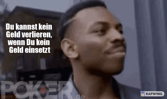 Ein Mann denkt an etwas Kluges